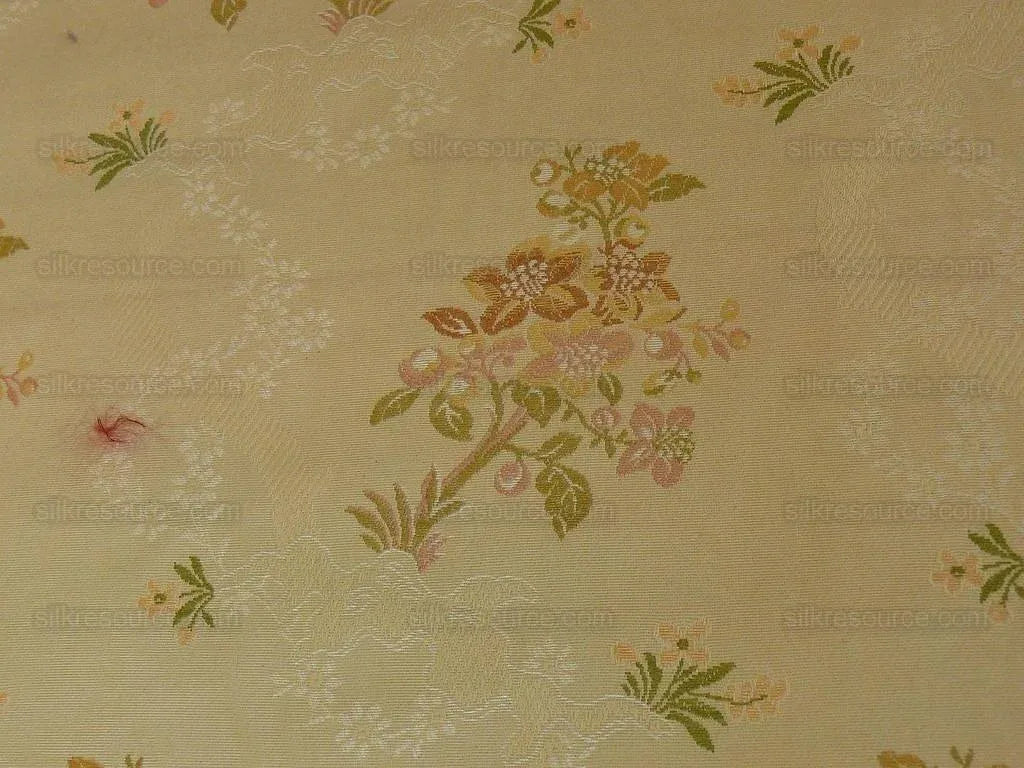 Kravet Couture "rosehips" French Lace Brocade Apricot Pink 2.8y