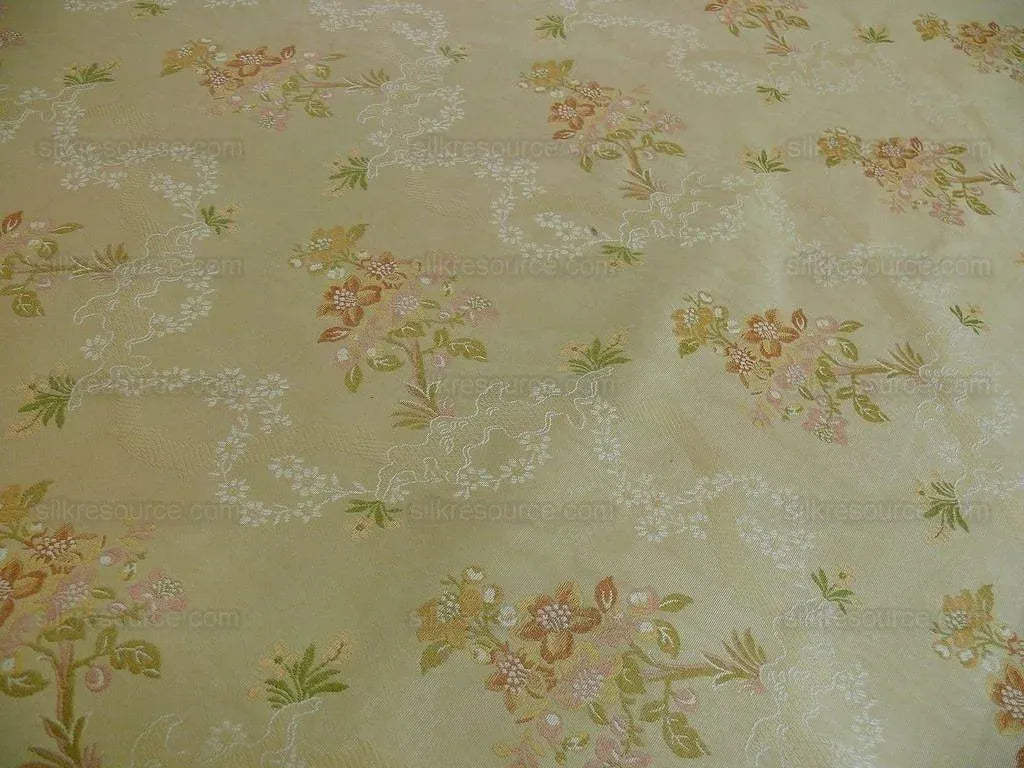 Kravet Couture "rosehips" French Lace Brocade Apricot Pink 2.8y