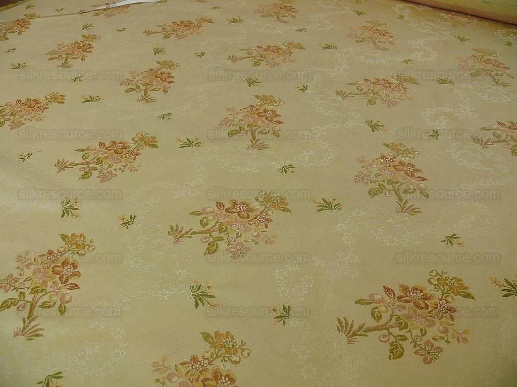 Kravet Couture "rosehips" French Lace Brocade Apricot Pink 2.8y