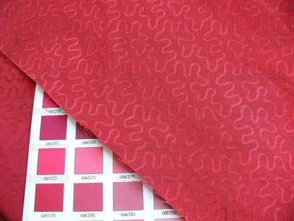 Lee Jofa Vermicelli Weave Garnet Red Doodle Silk Cotton Bty MSRP USD 224/Y