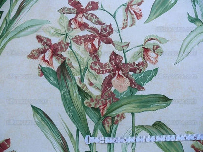 Lee Jofa/groundworks 6.3yd Les Orchidees Print Sand/coral MSRP USD 2