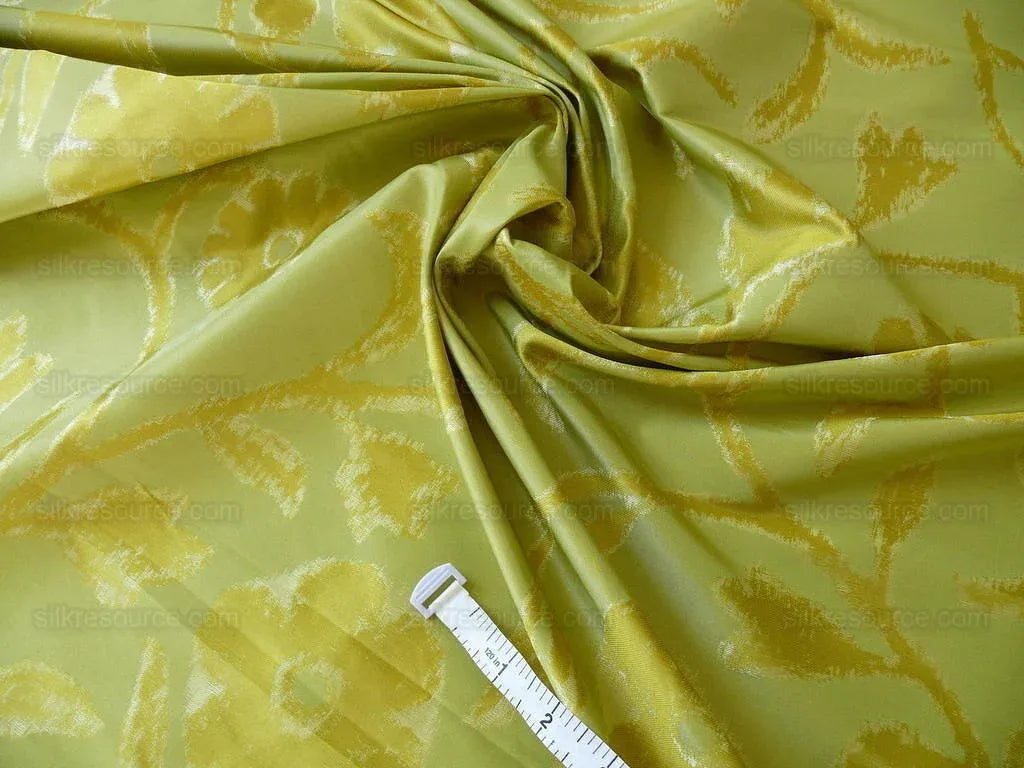 Kravet Couture Origin Chartreuse Green 100%silk Reversible MSRP USD 276/Y!