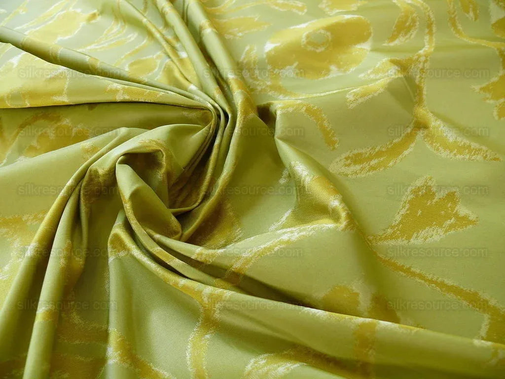 Kravet Couture Origin Chartreuse Green 100%silk Reversible MSRP USD 276/Y!