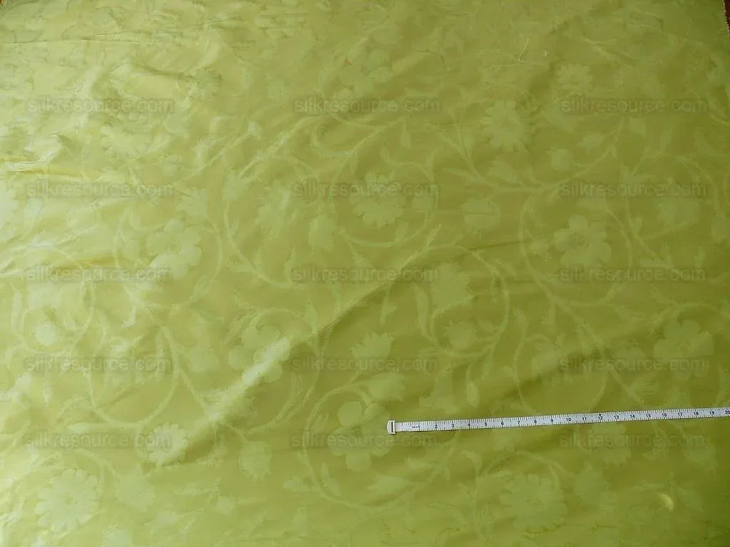 Kravet Couture Origin Chartreuse Green 100%silk Reversible MSRP USD 276/Y!