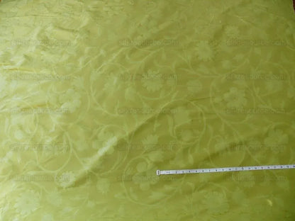Kravet Couture Origin Chartreuse Green 100%silk Reversible MSRP USD 276/Y!
