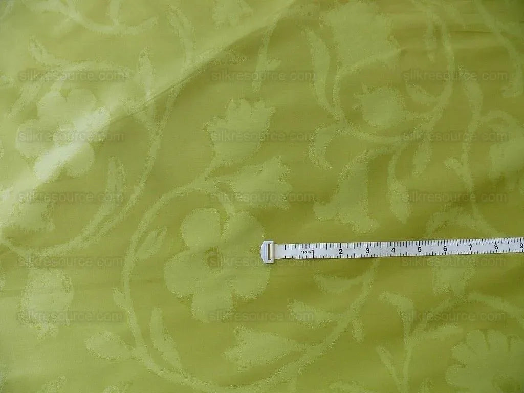 Kravet Couture Origin Chartreuse Green 100%silk Reversible MSRP USD 276/Y!