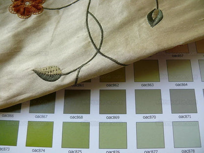 Kravet Couture Silk Embroidery Kerrville Floral.sunburst Bty Msr