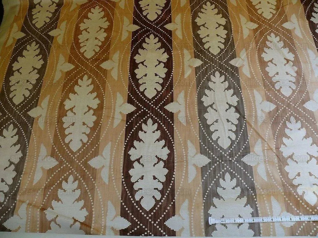 KRAVET COUTURE LOMBARDI PRINTED VELVET in NUTRIA MSRP$270/ BTY