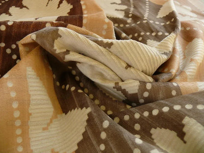 Kravet Couture Lombardi Printed Velvet In Nutria MSRP USD 270/ Bty