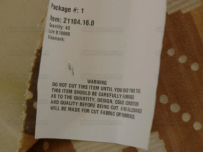 Kravet Couture Lombardi Printed Velvet In Nutria MSRP USD 270/ Bty