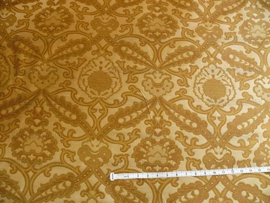 Lee Jofa Crescent Silk Damask Gilt Gold Bty MSRP USD 198/Y