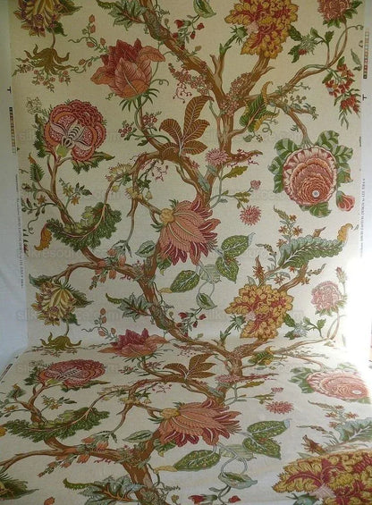 Lee Jofa Harleyford Print Huge Tree Of Life Linen Bty MSRP USD 192/Y