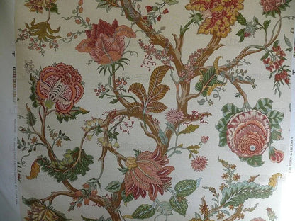 Lee Jofa Harleyford Print Huge Tree Of Life Linen Bty MSRP USD 192/Y