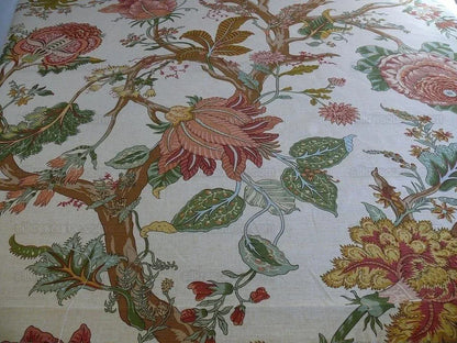 Lee Jofa Harleyford Print Huge Tree Of Life Linen Bty MSRP USD 192/Y