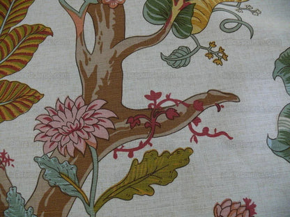 Lee Jofa Harleyford Print Huge Tree Of Life Linen Bty MSRP USD 192/Y