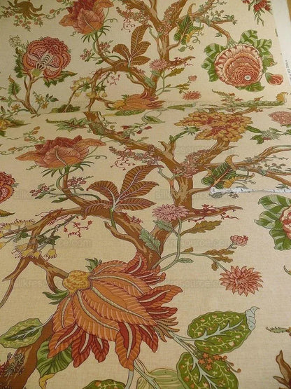 Lee Jofa Harleyford Print Huge Tree Of Life Linen Bty MSRP USD 192/Y