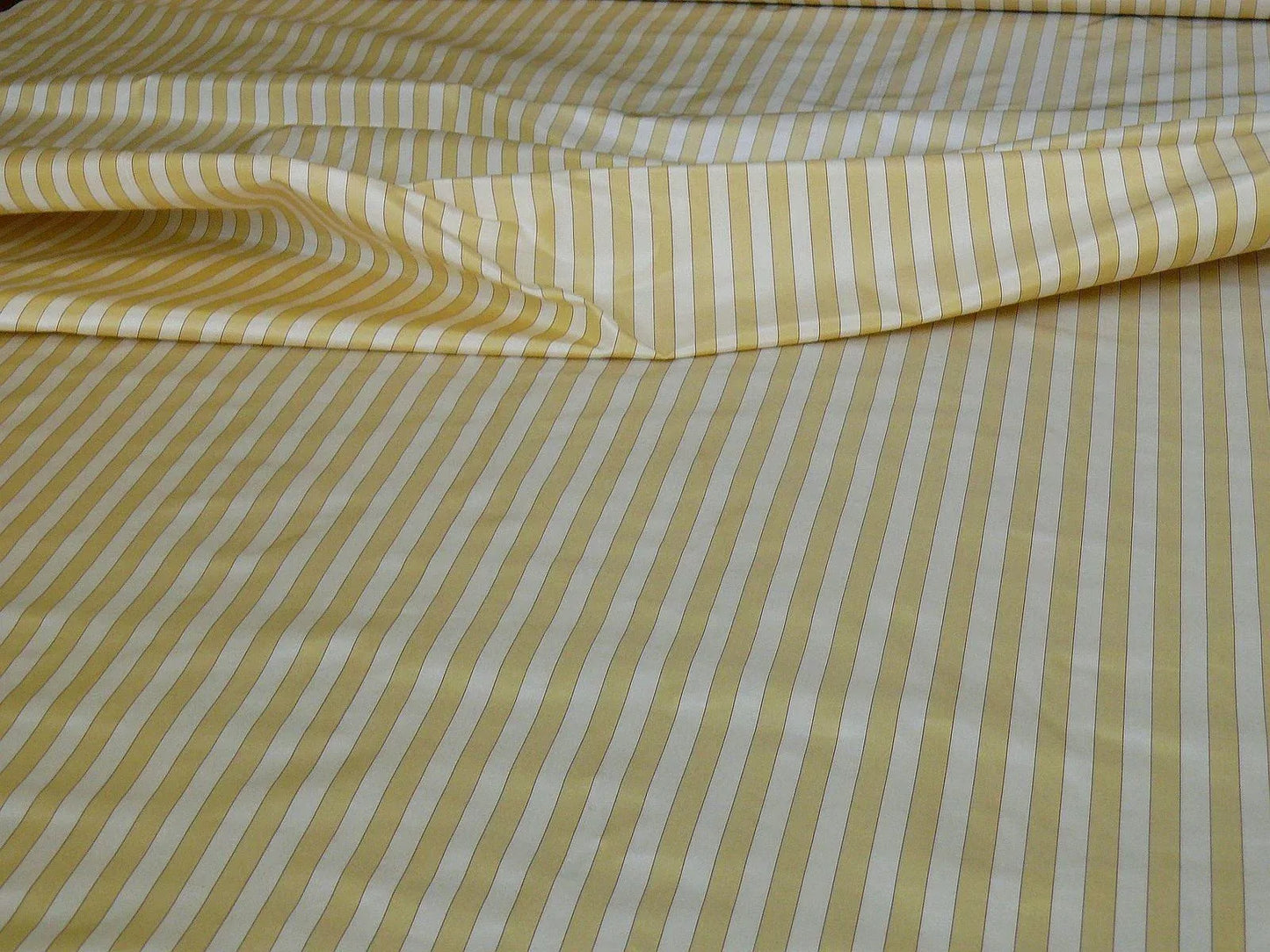 Kravet Couture Imola Silk Stripe Buttercup Yellow White MSRP USD 198