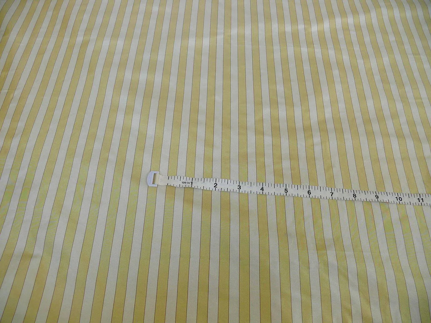 Kravet Couture Imola Silk Stripe Buttercup Yellow White MSRP USD 198