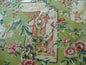 6.7Y LEE JOFA CHINOIS EN MEDAILLONS CHARTRUSE GREEN FAMILY