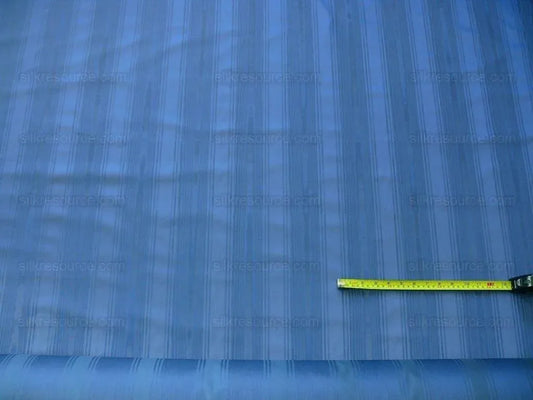 By Yard Kravet Manisse Cadet Blue Moire Silk Stripe MSRP USD 157/Y