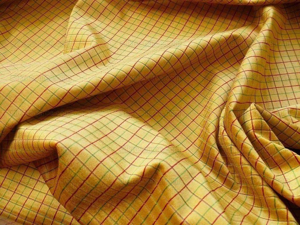 Lee Jofa Figaro Velvet Check Gold Gilt