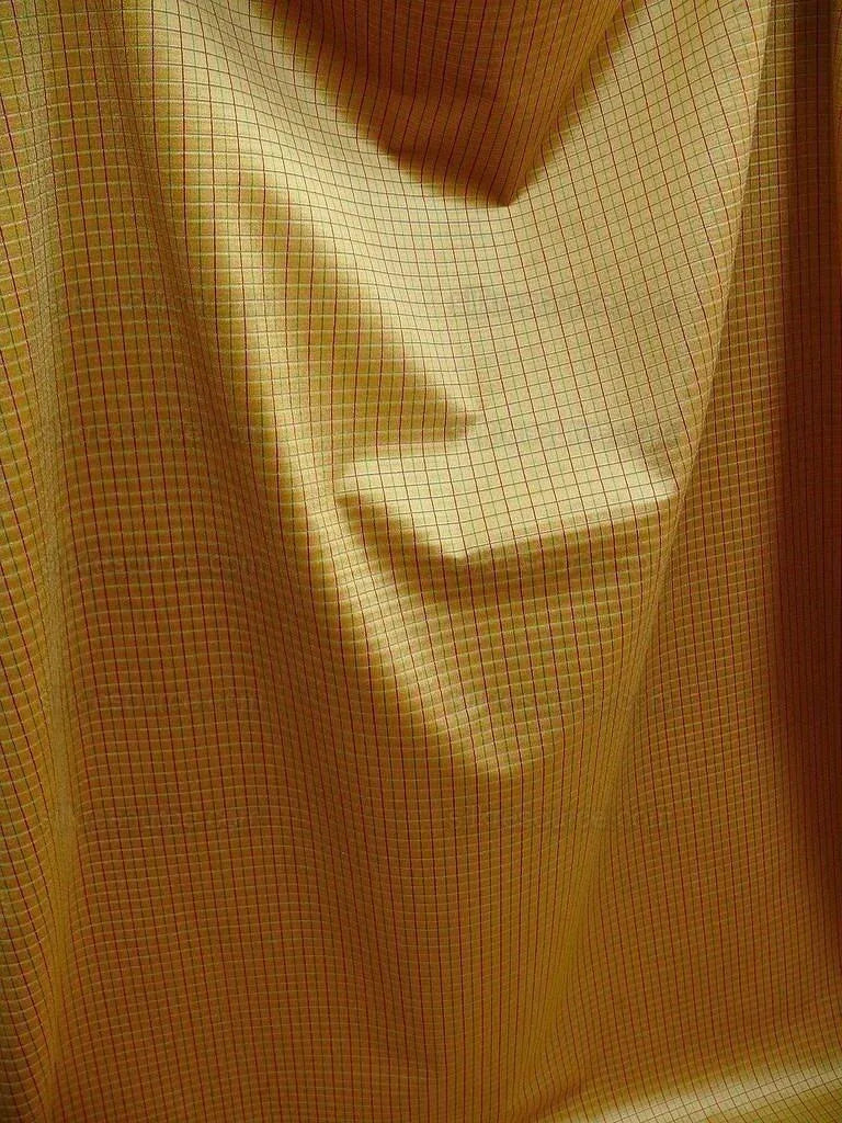 Lee Jofa Figaro Velvet Check Gold Gilt