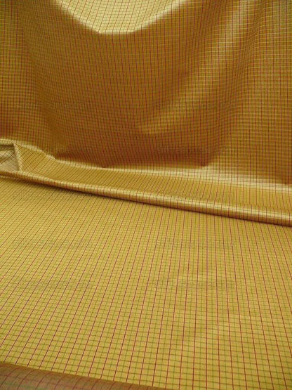 Lee Jofa Figaro Velvet Check Gold Gilt