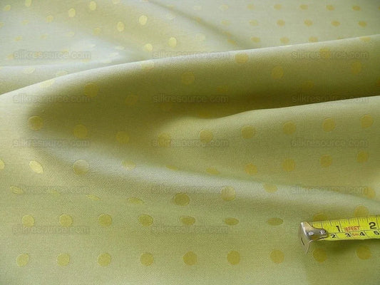 Kravet Spatial Polka Dot Silk Satin Celadon "green Tea" Light Green Golden Radiance Bty MSRP USD 200/Y