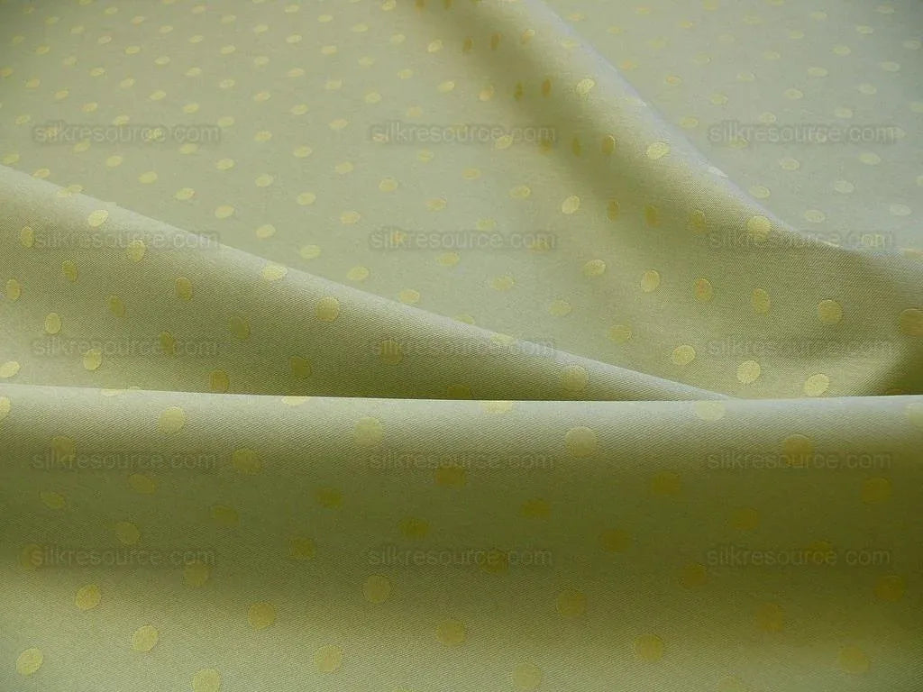 Kravet Spatial Polka Dot Silk Satin Celadon "green Tea" Light Green Golden Radiance Bty MSRP USD 200/Y
