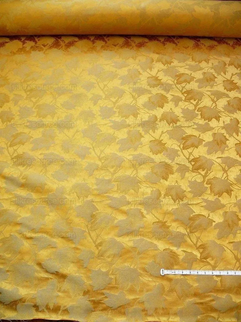 Lee Jofa/groundworks Japanese Maple Gilt Gold Silk Wabi Sabi MSRP USD296/yard