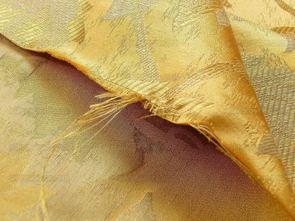 Lee Jofa/groundworks Japanese Maple Gilt Gold Silk Wabi Sabi MSRP USD296/yard
