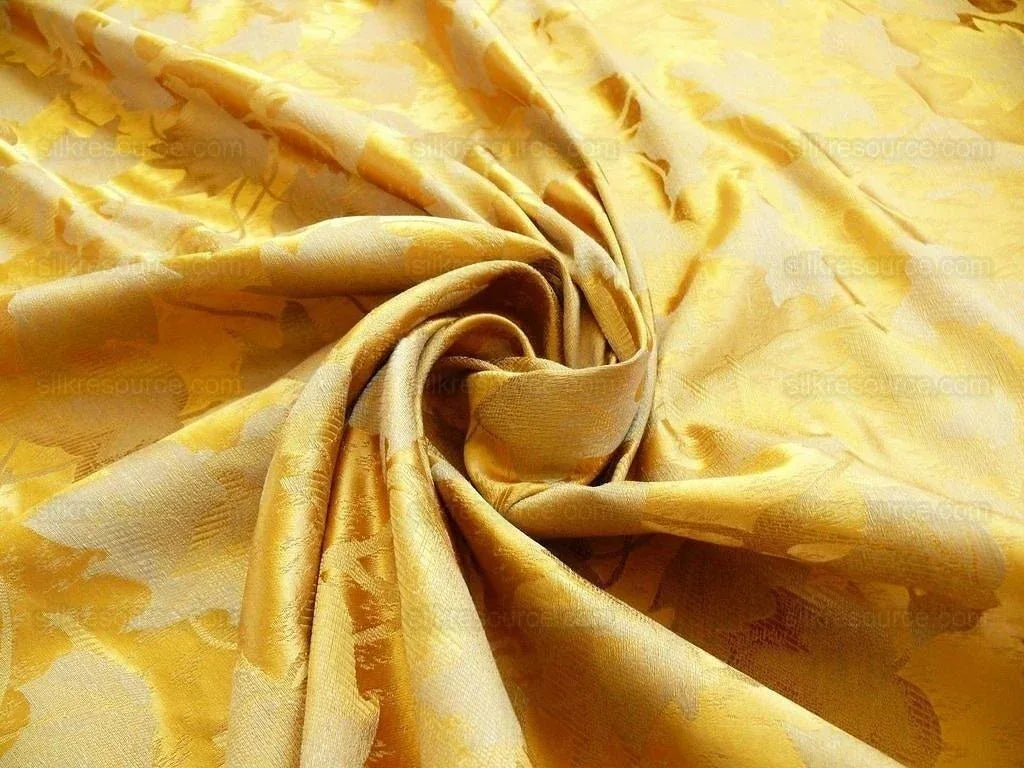 Lee Jofa/groundworks Japanese Maple Gilt Gold Silk Wabi Sabi MSRP USD296/yard