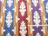 KRAVET COUTURE LOMBARDI VELVET in MULTI BLUE PURPLE WINE BTY MSR