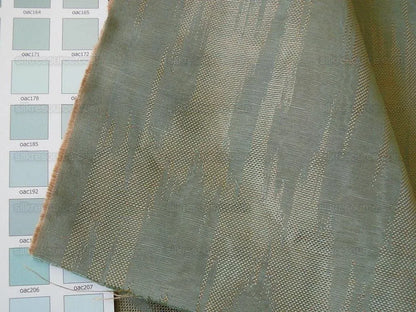 2y+2y Lee Jofa Chesney Silk Moire Azure Ikat Chevron Silk Aqua