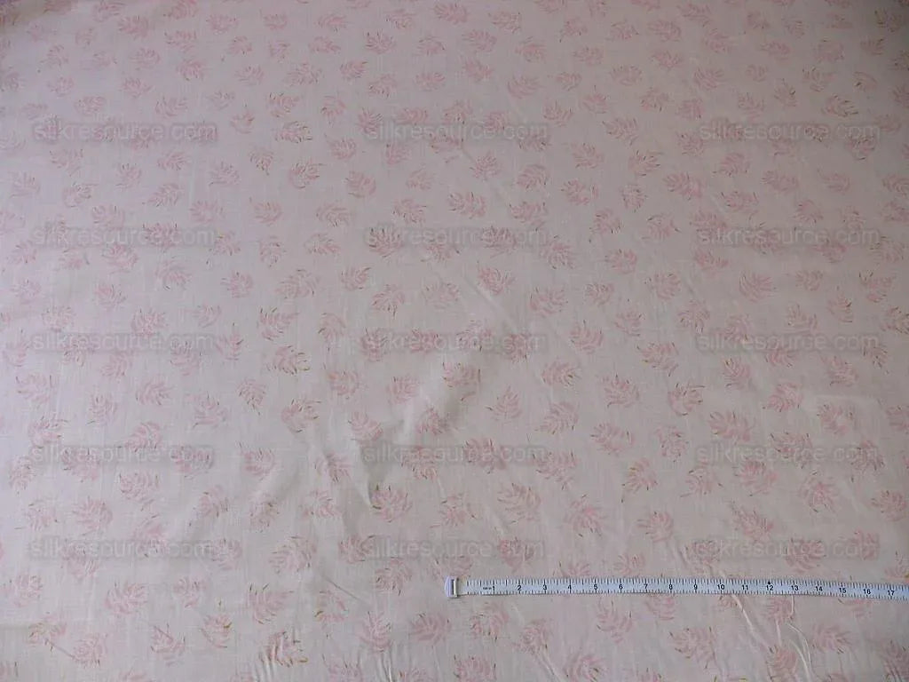 6y Lee Jofa Seacloth Linen "mini Fern" Babe Pink Exquisite Rp$96y