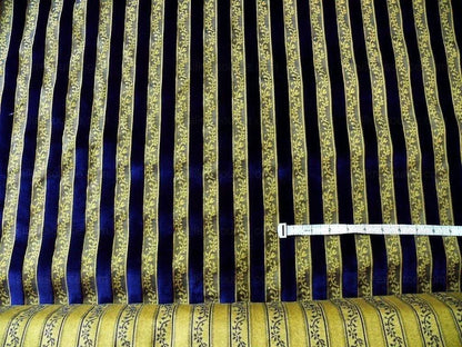 KRAVET COUTURE GLENROSE VELVET STRIPE CUT VELVET MIDNIGHT NA