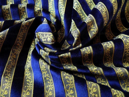 Kravet Couture Glenrose Velvet Stripe Cut Velvet Midnight Na
