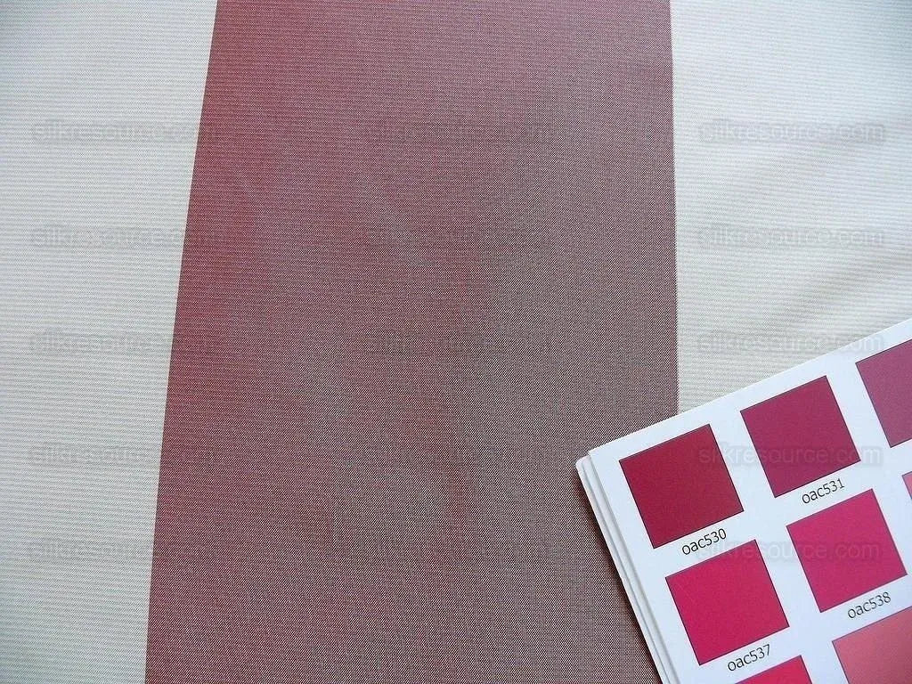 By Yd Lee Jofa Devine Silk Taffeta Stripe "crimson" Red Blue White Crimson Americana