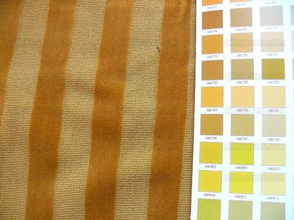 0.75yard Kravet Golden Amber Cut Velvet Stripe