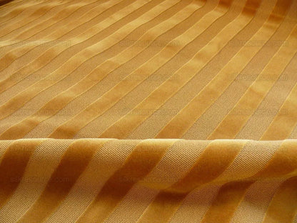 0.75yard Kravet Golden Amber Cut Velvet Stripe
