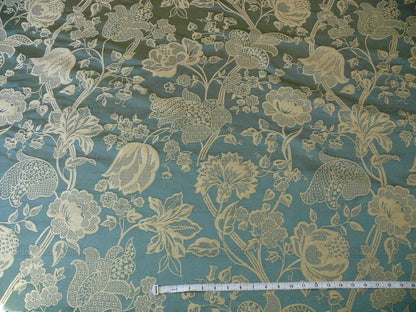 Lee Jofa Lee Jofa Devonshire Damask "azure" Blue Silk MSRP USD 356y