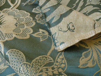 Lee Jofa Lee Jofa Devonshire Damask "azure" Blue Silk MSRP USD 356y