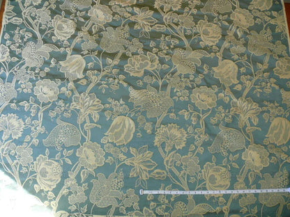 Lee Jofa Lee Jofa Devonshire Damask "azure" Blue Silk MSRP USD 356y