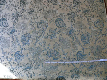Lee Jofa Lee Jofa Devonshire Damask "azure" Blue Silk MSRP USD 356y