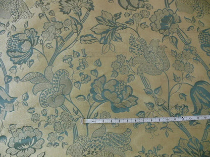 Lee Jofa Lee Jofa Devonshire Damask "azure" Blue Silk MSRP USD 356y