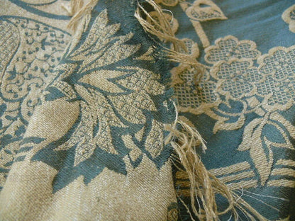 Lee Jofa Lee Jofa Devonshire Damask "azure" Blue Silk MSRP USD 356y