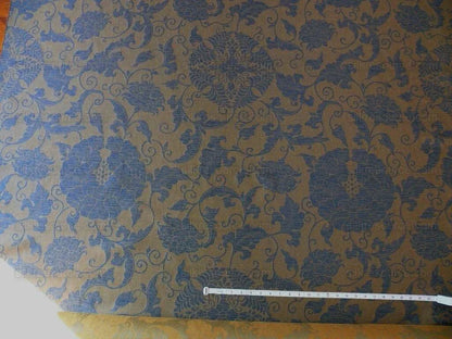 Bty Lee Jofa Porcelain Silk Navy Chinoserie Lotus Peony MSRP USD 190Y