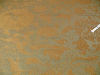 Bty Lee Jofa Porcelain Silk Navy Chinoserie Lotus Peony MSRP USD 190Y