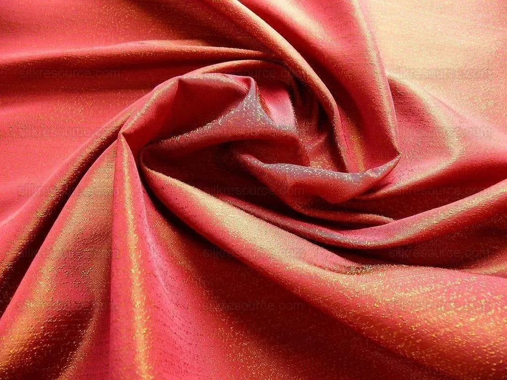 By yard Lee Jofa Groundworks Staccato Silk Weave Garnet Red Speckled Texture MSRP USD198/y