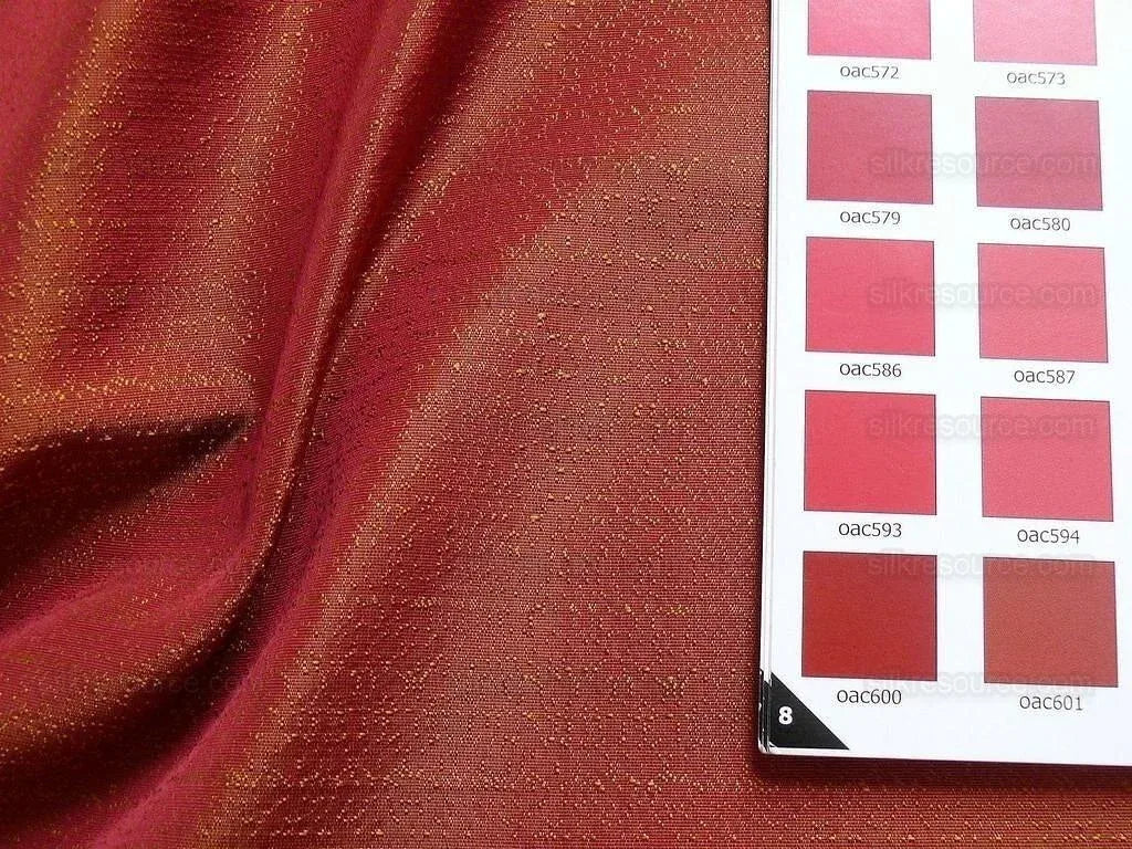 By yard Lee Jofa Groundworks Staccato Silk Weave Garnet Red Speckled Texture MSRP USD198/y